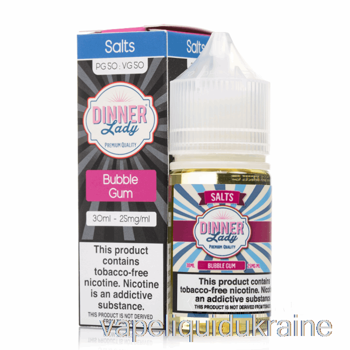 Vape Ukraine Bubblegum Salt - Vape Dinner Lady - 30mL 25mg